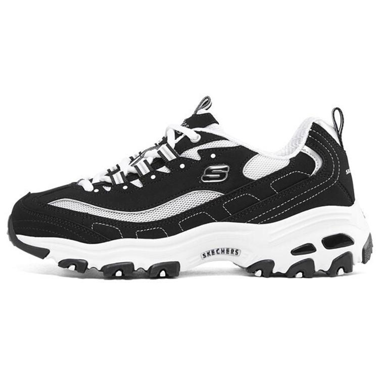 (WMNS) Skechers Dlites 1.0 Black White Women s 896121-BKW EU 35