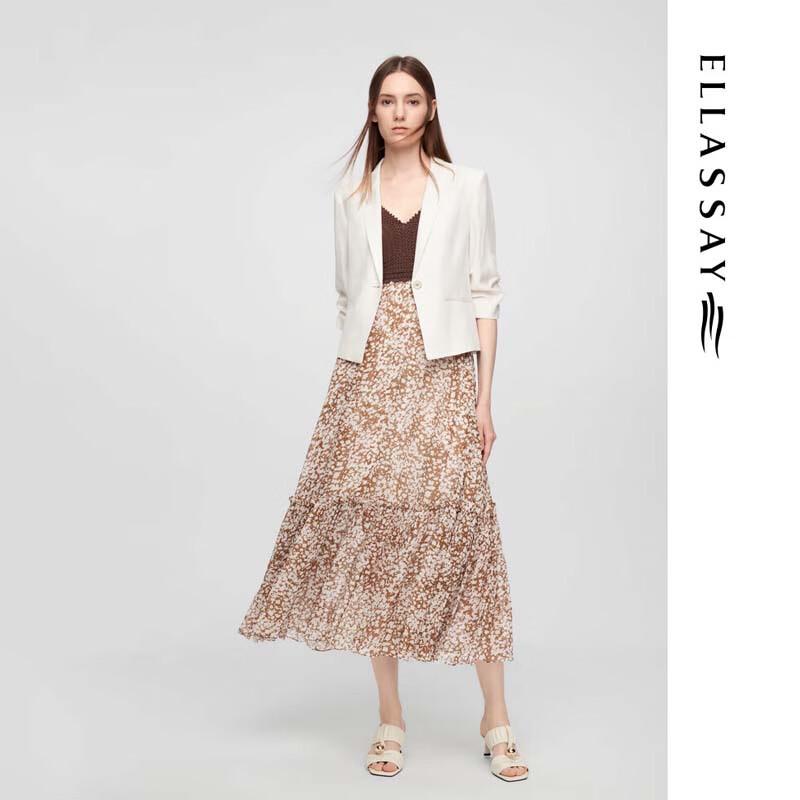 ELLASSAY Women's Elegant Seven-Sleeve Blazer