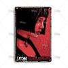 MISES Lon Klassischer Film Metallposter Killer Leon Kneipe Metallblechschild Wandplatte Haus Garten Metallschild Wand Industrielle Dekoration