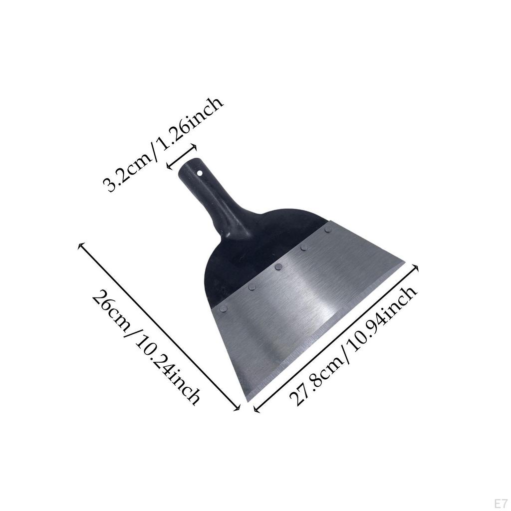 Garden Cleaning Spade Head Multifunction Carbon Steel Weed Remover Practical Snow Weeding