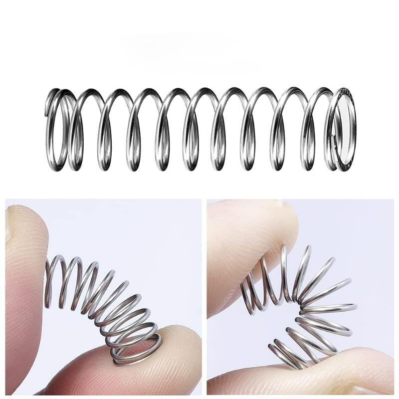 Stainless Steel Compression Springs for Mechanical Repairs DIY Versatile Compression Extension Hardware Spring Assortment Kits