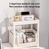 Mobile Bookshelf Multi-Layer Bathroom Shelves With Wheels Kitchen Groceries Organizer Shelf Bedroom Storage Rack Utility Cart