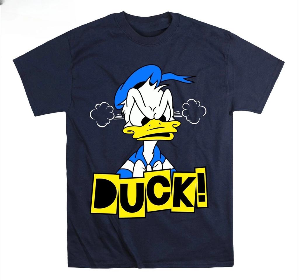 Donald Duck Disney Cartoon T-shirt Cadeau Mannen Vrouwen Unisex Zomer Katoen Koppel Top Tee Korte Mouw Kleding Streetwear Oversized
