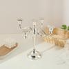 Electroplated European Candlestick Metal Zinc Zinc Alloy Candelabrum Luxurious Candle Holder  Banquet