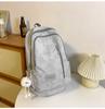 Schoolbag Printed Bear School Bag Girls High Value Simple Wind Light College Student Class Bag Travel Commuter Backpack