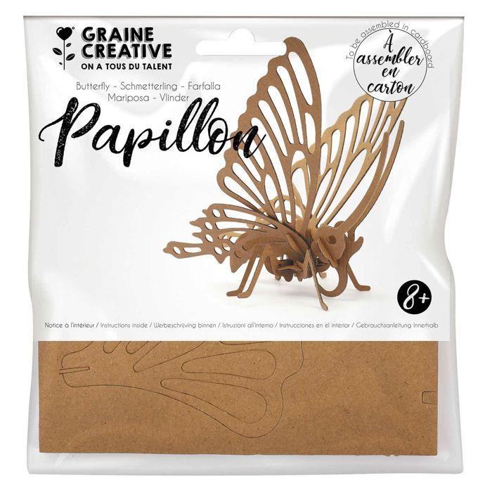 Maquette papillon 3D en carton à monter soi-même