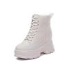 2025 New Women's British Style Ankle Boots - Autumn Collection, Versatile Thick Sole Martin Boots with Inner Lift for a Slimming Effect
