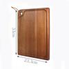 New Double-sided Use Wooden Cutting Board Portable Hanging Hole Fruit Cutting Board Durable Chopping Board Kitchen Tools