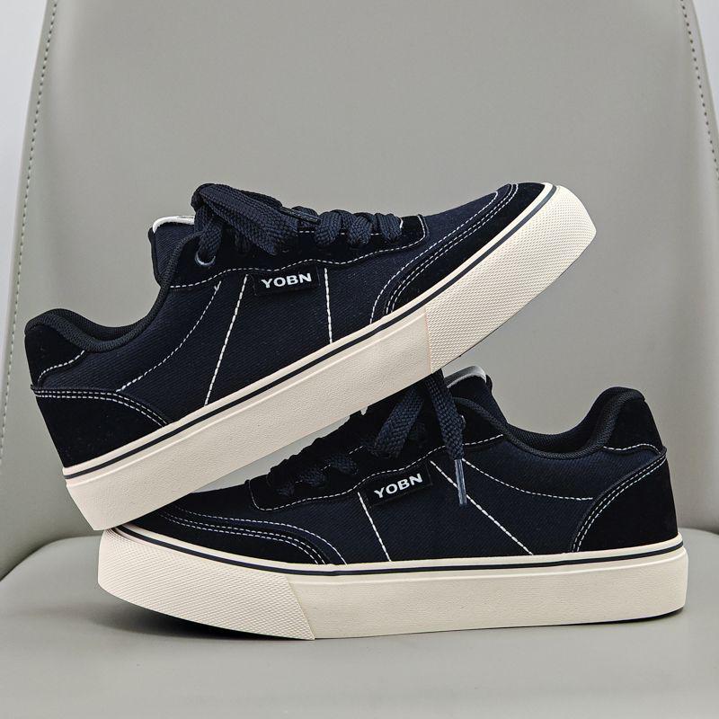 

Men s Retro Canvas Skate Shoes - Breathable, Fashionable Autumn Casual Sneakers 41