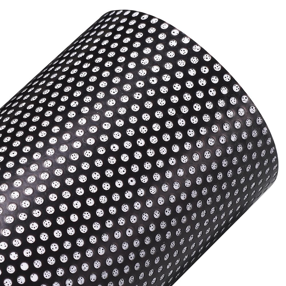 60x120cm Black Perforated Vinyl Window Film, Mesh Stickers Room Privacy Window Stickers Office Glass Door Sticker Decoration