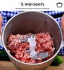 Multi-Function Electric Stainless Steel Meat Grinder and Food Processor for Home Use