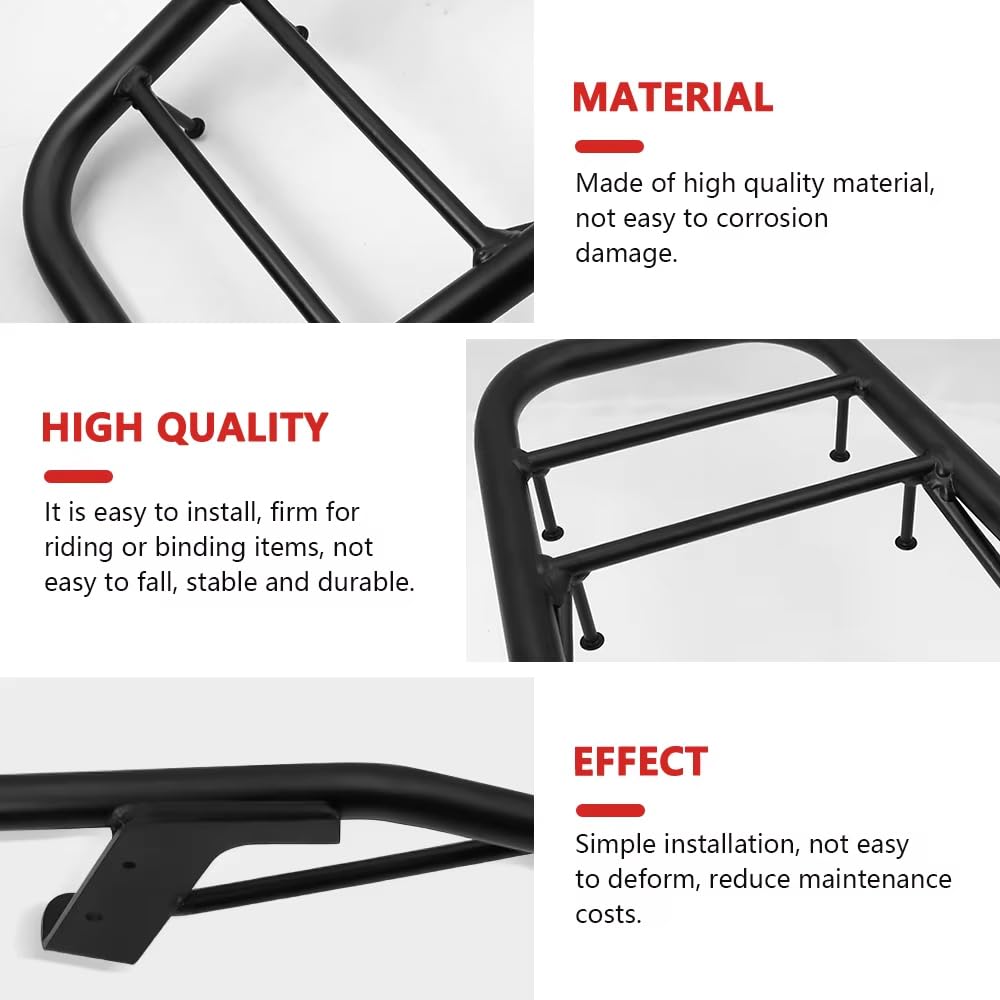 New Rear Luggage Rack, Tail Box Mounting Bracket for GB350C (2025-2024) Motorcycles [Imported]