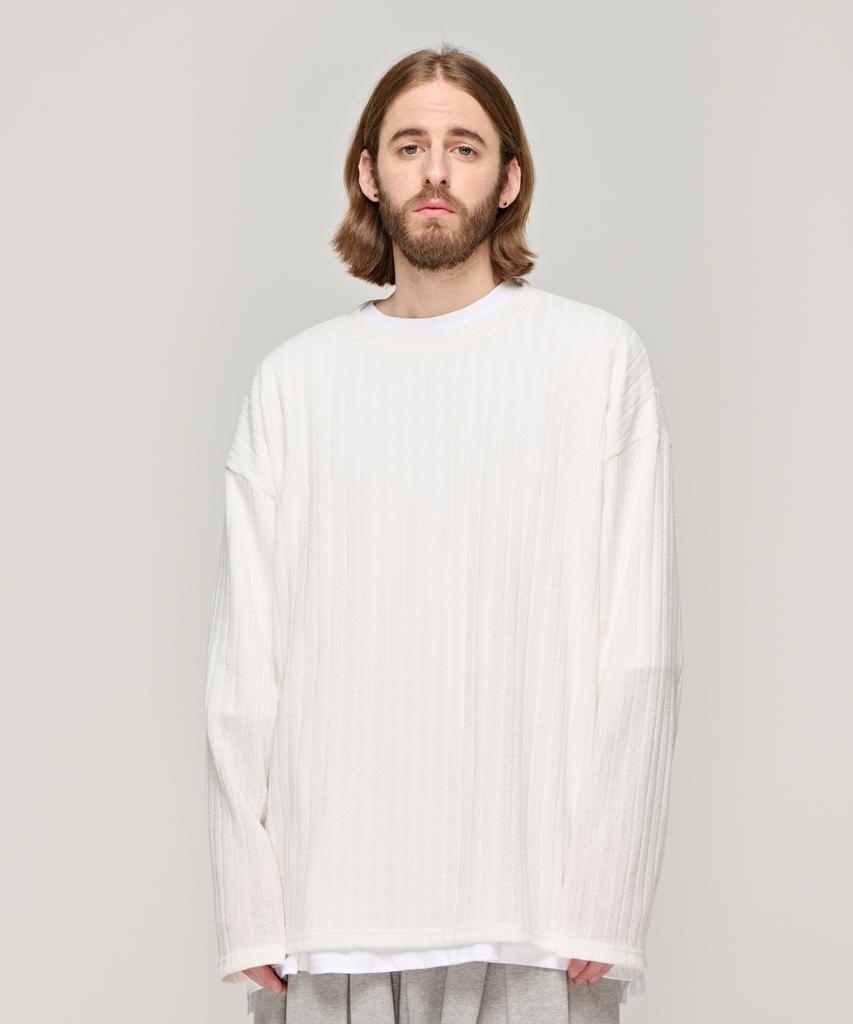 CARGOBROS Cb Ribbed Round Over Knit (Ivory)