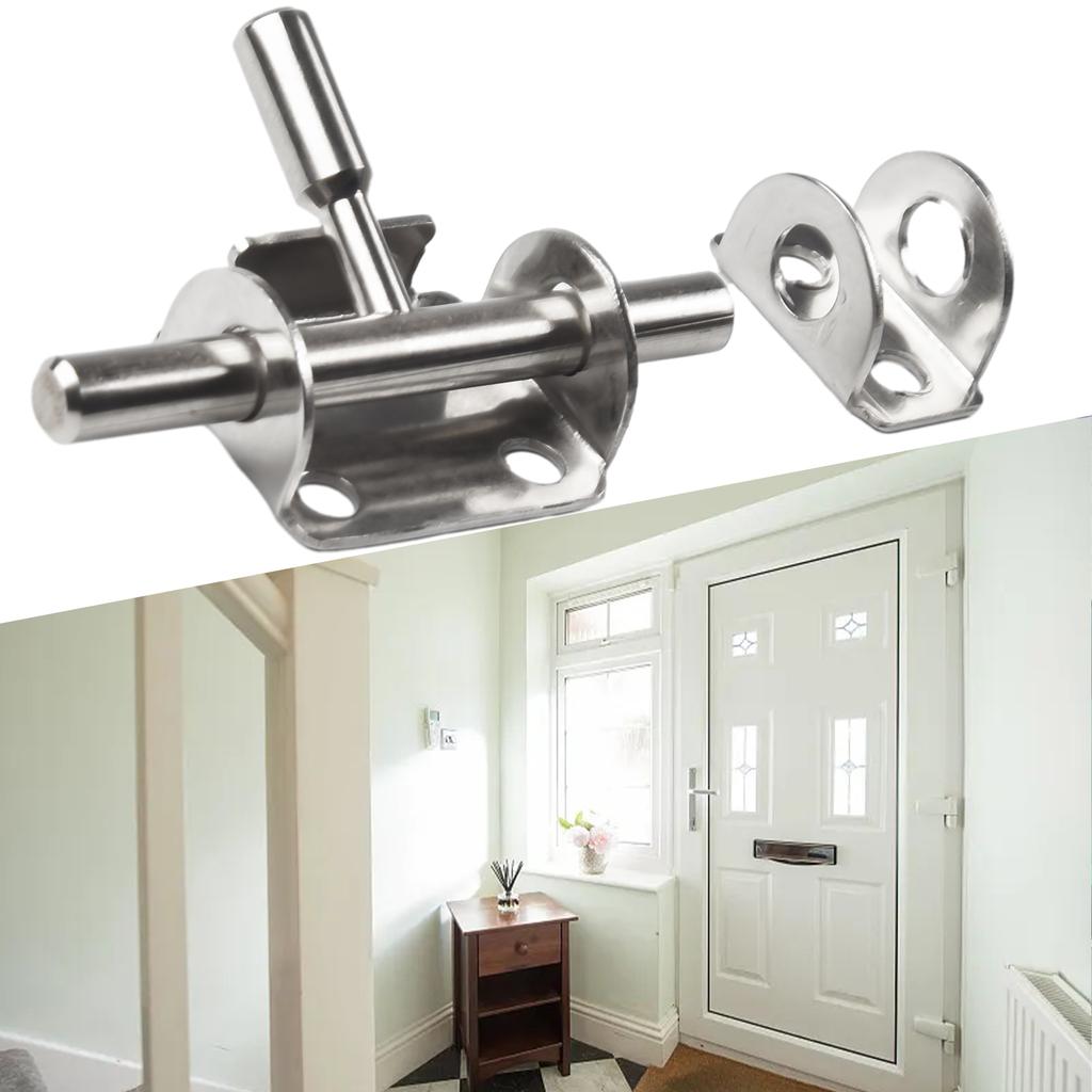 Door Latch Lock Bolt Rust Proof Furniture Safety Hardware Repair Bathroom
