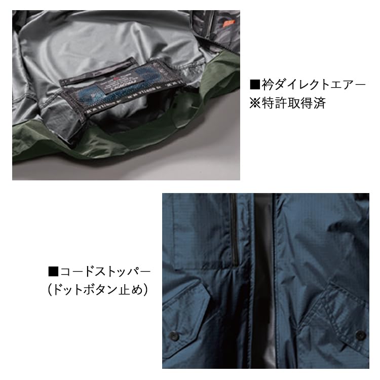 BURTLE Aircraft Vest (without fan) AC2074 AIRCRAFT S 35 Black