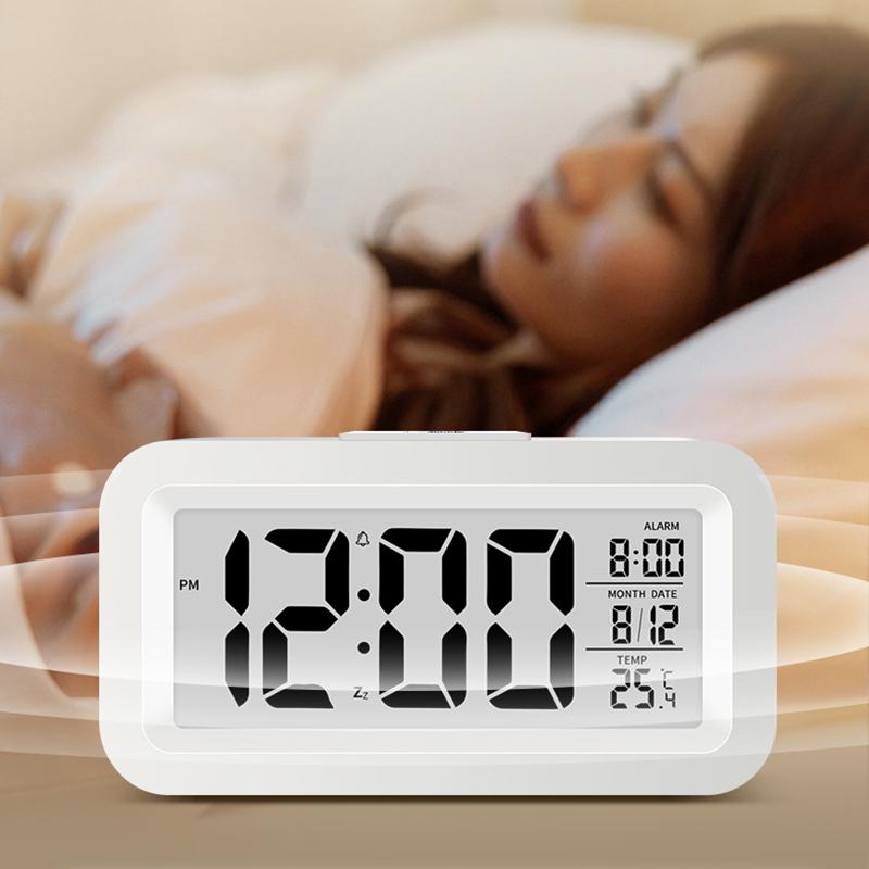 

Многоцветный громкий будильник-будильник, простой многофункциональный декор для спальни, мини-электронный будильник