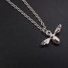 Korean Style Cute Bee Pendant Necklace - Short Clavicle Chain