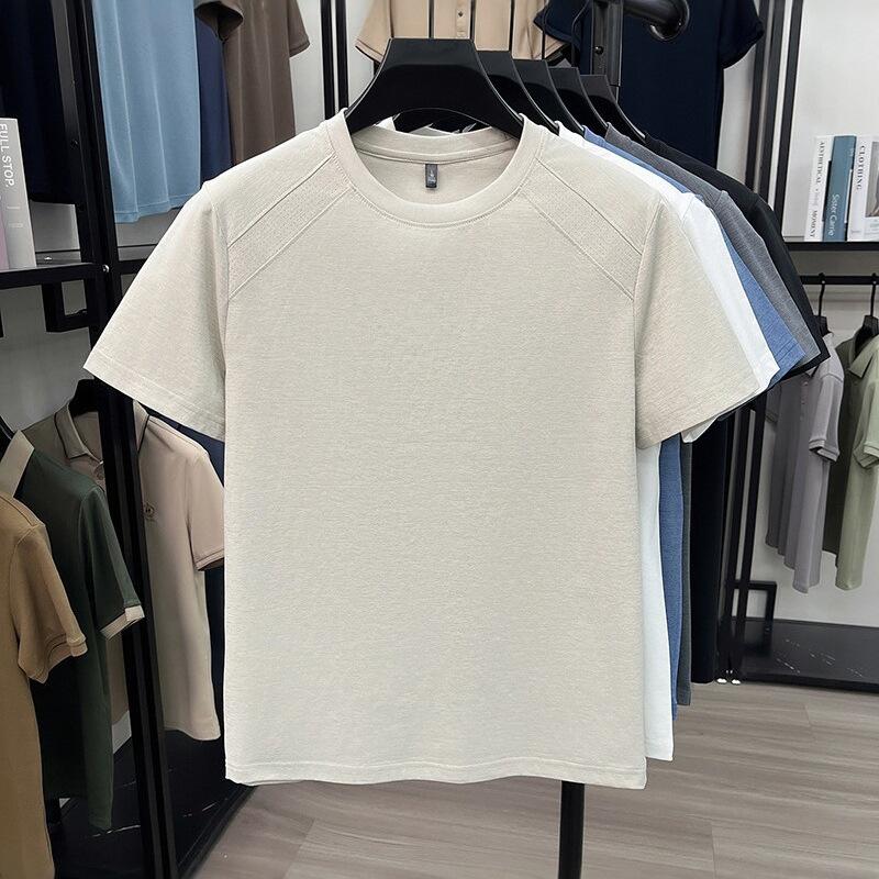 Summer Quick-Dry Short Sleeve T-Shirt Crew Neck Sports Casual Breathable Men's T-Shirt