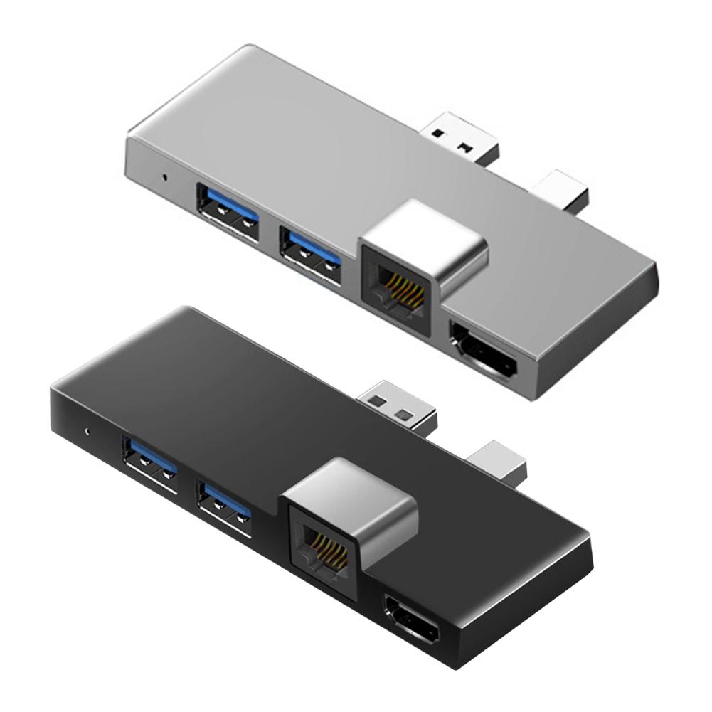 

Для док-станции Microsoft Surface Pro 4/5/6 с разъемом RJ45, совместимым с 4K HDMI чёрный