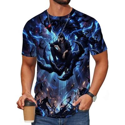 Tricou Retro cu Imprimeu Grafic 3D pentru Bărbați - Perfect pentru Purtare Zilnică și Vacanță