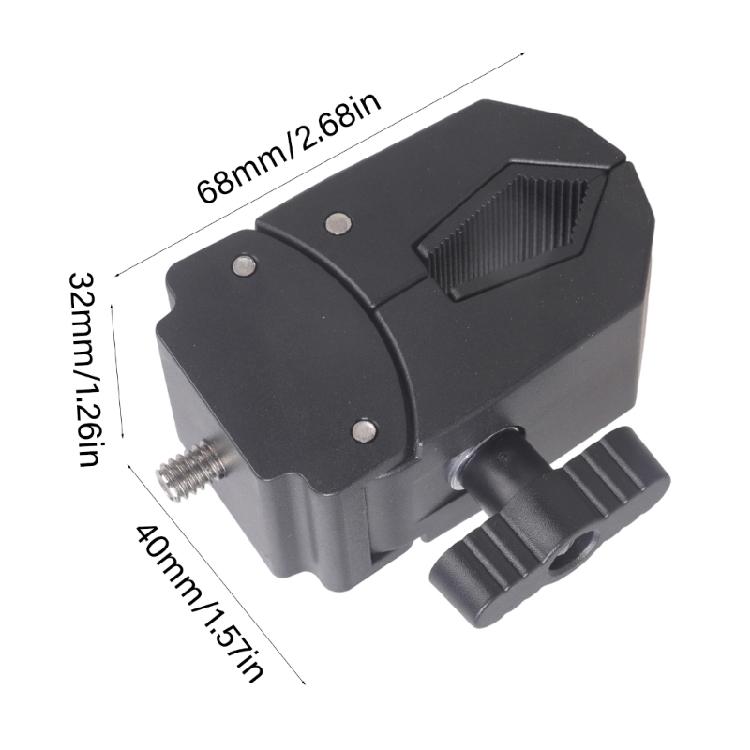 Beleuchtungsklammer mit Schraubloch für Hintergrundreflektoren Motorradlenker Handyhalterungen