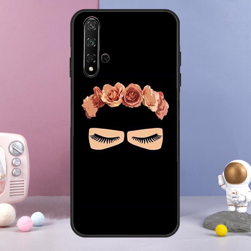 Islamic Arabic Hijab Girl For Huawei Nova Y60 Y61 Y70 Y72 Y73 Y90 Y91 9 10 SE 7i 8i 11i 12i P30 P40 Lite P60 Pro Case