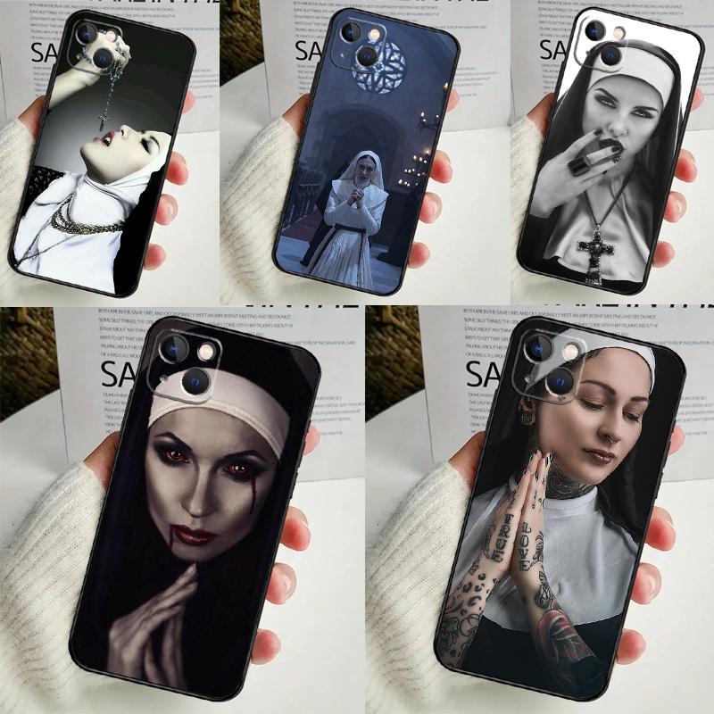 Sister Nun Case For Samsung Galaxy S25 Ultra S20 S21 S22 S23 S24 Ultra S9 S10 Plus S25 FE Phone Cover