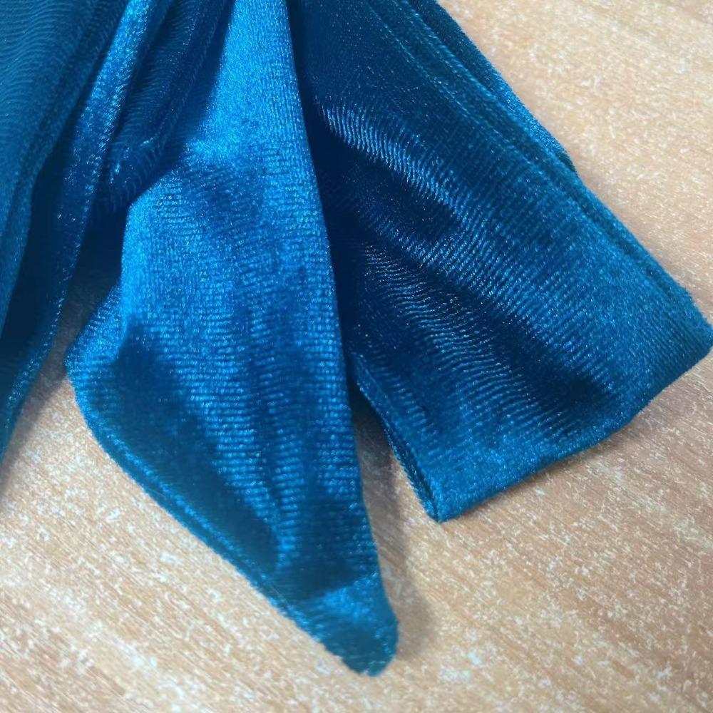 Classic Velvet Material Velvet Belt Solid Color Narrow Ribbon Scarf Long Hair Band Outfit Decoration