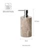 DecoTalk Wabi-Sabi Marble Bathroom Set: Matte Washbasin, Aroma Diffuser, Tissue Box