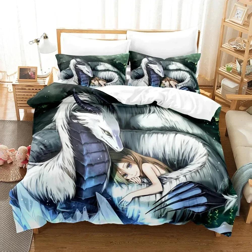 Comforter 3D Printed Fantasy Witch Dragon Alien World Bedding Set Bedroom Soft Modern S Comefortable Quilt