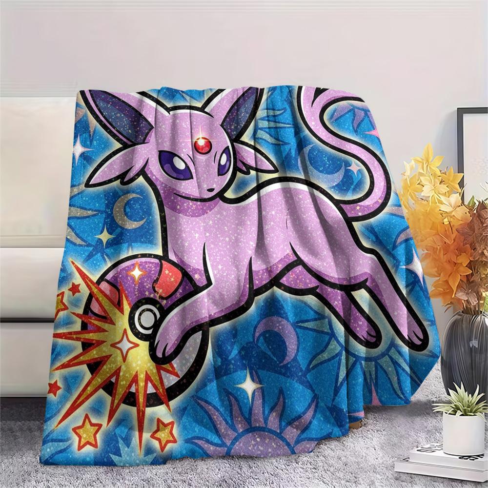 Pokemon Pikachu Print Flannel Blanket, Ultra Soft High Quality All Seasons Warm Throw, Home Decor Cozy Blanket, Perfect Christmas Gift