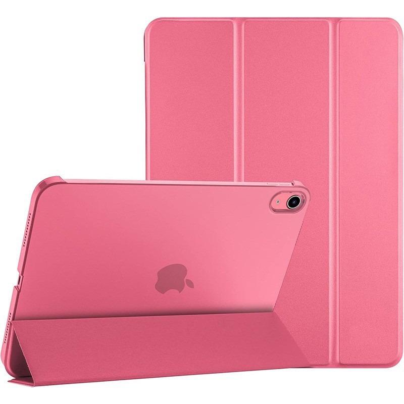 Voor iPad Air 11 Hoes iPad 10e 11e A16 9e 8e 7e Pro 11 Air 4 5 10,9 inch 12,9 13 M2 M3 M4 M5 Slanke Stand Harde Achterkant iPad 10th 10.9 pink