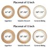 4/8/12Pcs Round Woven Placemats Set Boho Rattan Placemat Natural Placemats 12Inch Farmhouse Weave Straw Braided Table Dinner Mat