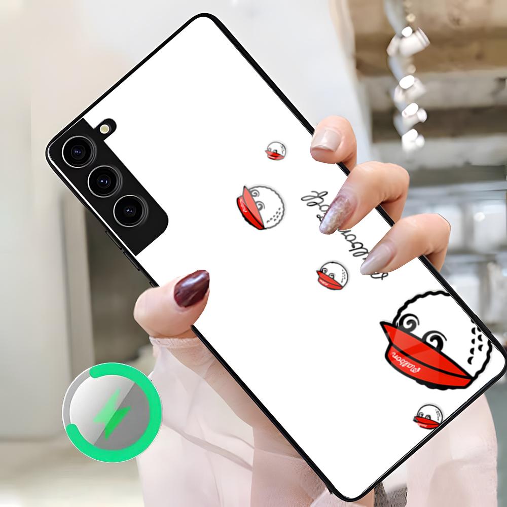 Golf Style Design-Malbons Phone Case For Samsung S26 Ultra S25 Edge S23 S22 S21 S20 Ultra Plus S24 Fe A25 Magnetic Glass Cover