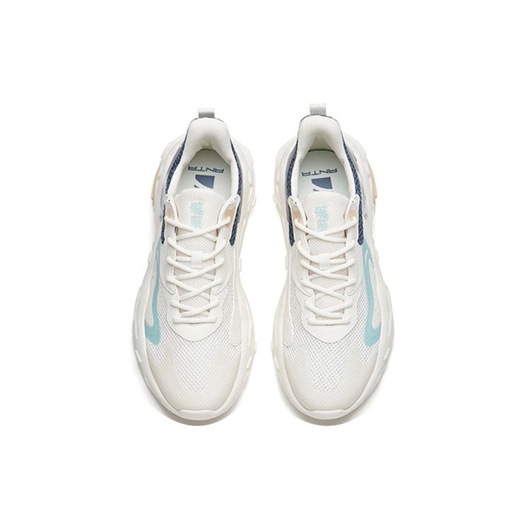 Anta Breakthrough Comfortable Breathable Low-Top Sports Casual Shoes Men Sneakers Blue White Silver 112228861-3