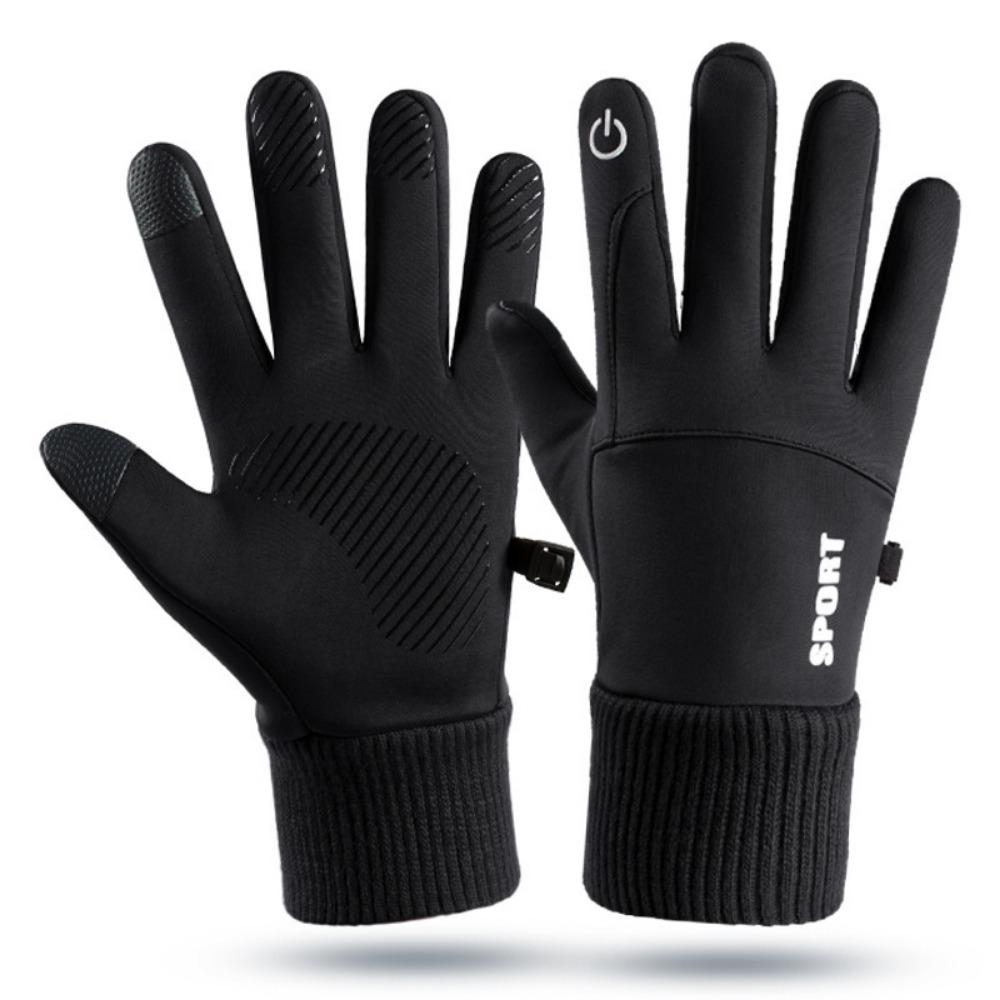 

Cycling gloves winter touch screen windproof warm waterproof sports velvet mountaineering outdoor cycling non-slip gloves cross-border XL