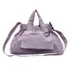 Canvas Portable One Shoulder Crossbody Dumpling Bag New Solid Color Foldable Shopping Bag Crossbody One Shoulder Bag
