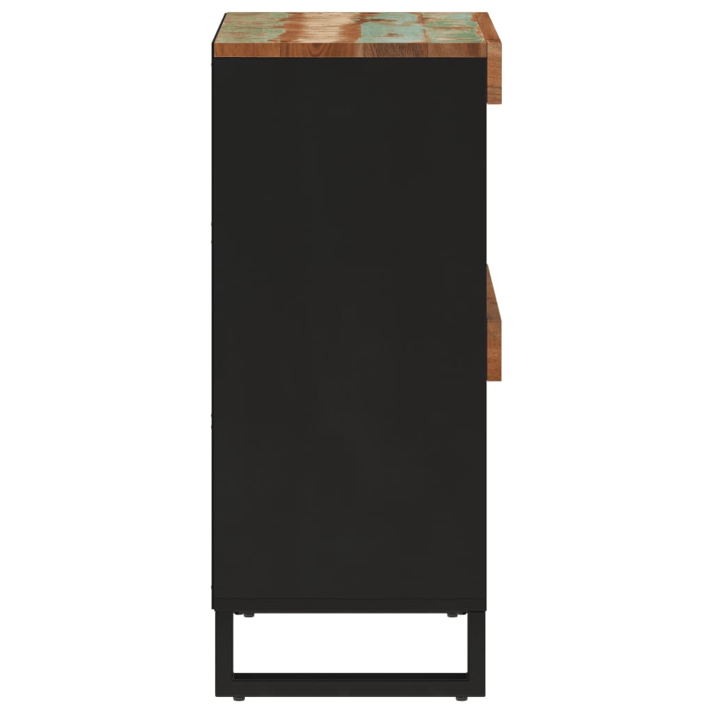 Side Table 85 X 33 X 75 Cm Reclaimed Solid Wood