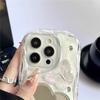 Gradual change butterfly love mirror surface for iphone15 apple phone case makeup fashion all-inclusive lens transparent