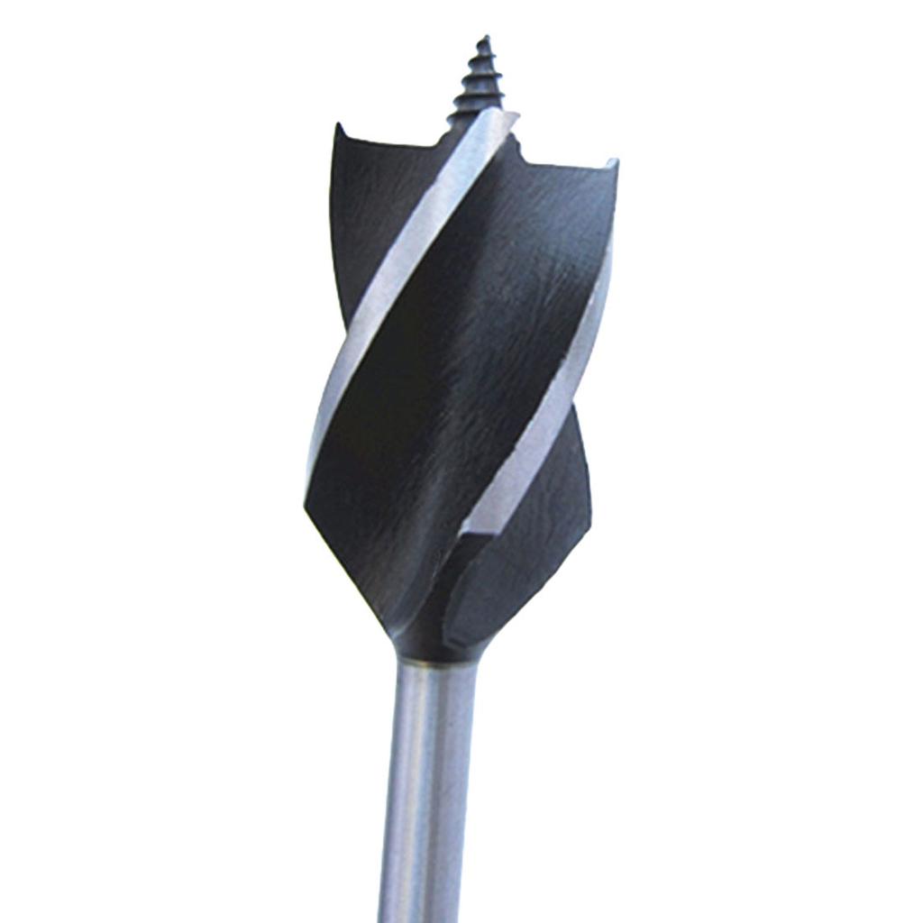 Four-Slot Four-Blade Woodworking Hole Drill Woodworking Opening Silver 15x165mm Four-Slot Four-Blade Woodworking Hole Drill Woodworking Opening Silver 15x165mm