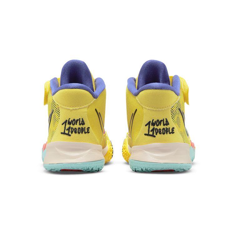 Nike Tênis Infantil Kyrie 7 PS 1 World 1 People Amarelo Amarelo-Strike Verde-Abyss CT4087-700