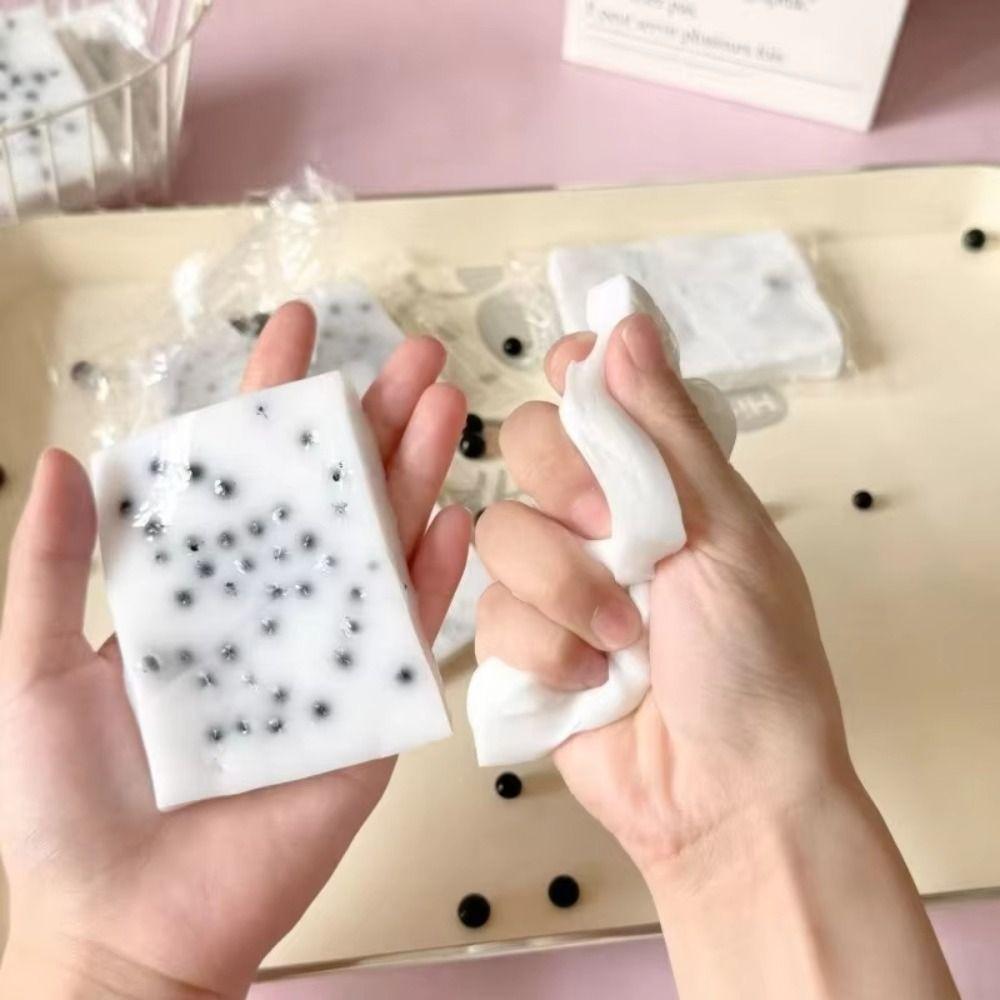 Super Soft Squishy Ball Tofu Shaped Sensory Toy Creative Pimple Popping Squishy  Desktop Decoration