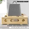 Interactive Wooden Cat Puzzle Toy with Ball & Bell – Indoor Hunting Play Toy Compatible with Cats & Kittens
