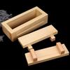 Easy To Clean Wooden Sushi Press Mold Rectangular Flat Press Rice Mold Portable Sushi Press Maker Sushi Making