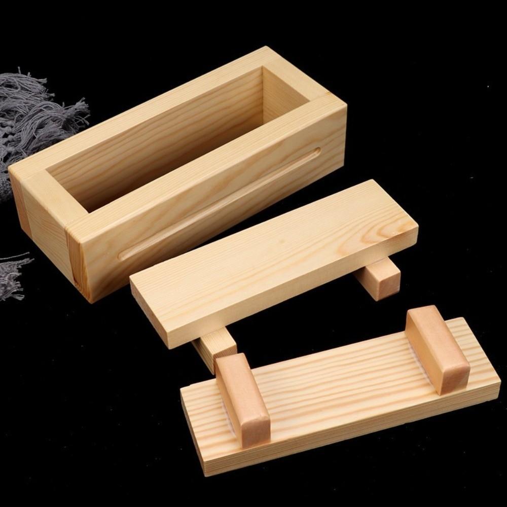 Easy To Clean Wooden Sushi Press Mold Rectangular Flat Press Rice Mold Portable Sushi Press Maker Sushi Making