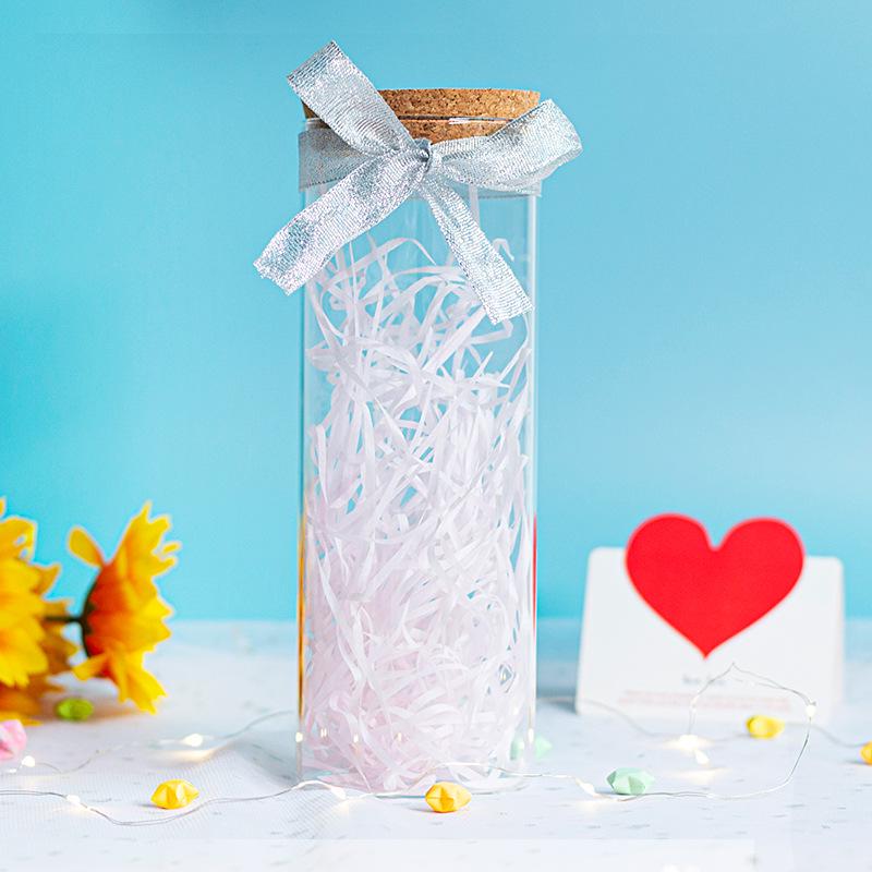Luminous Starry Sky Glass Wish Bottle with Cork - Creative Gift for Birthdays or Women's Day