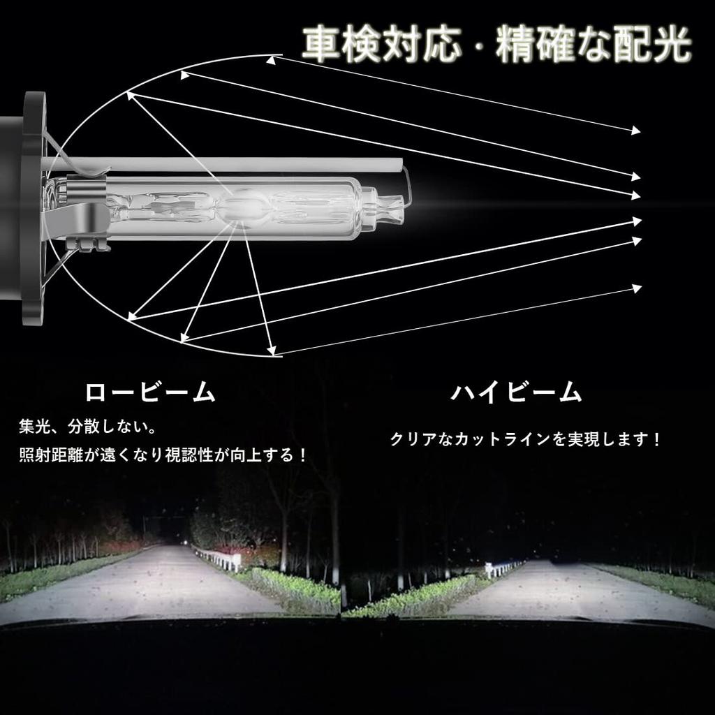 XELORD D2S HID Bulb Car Headlight 8000K Blue White Light