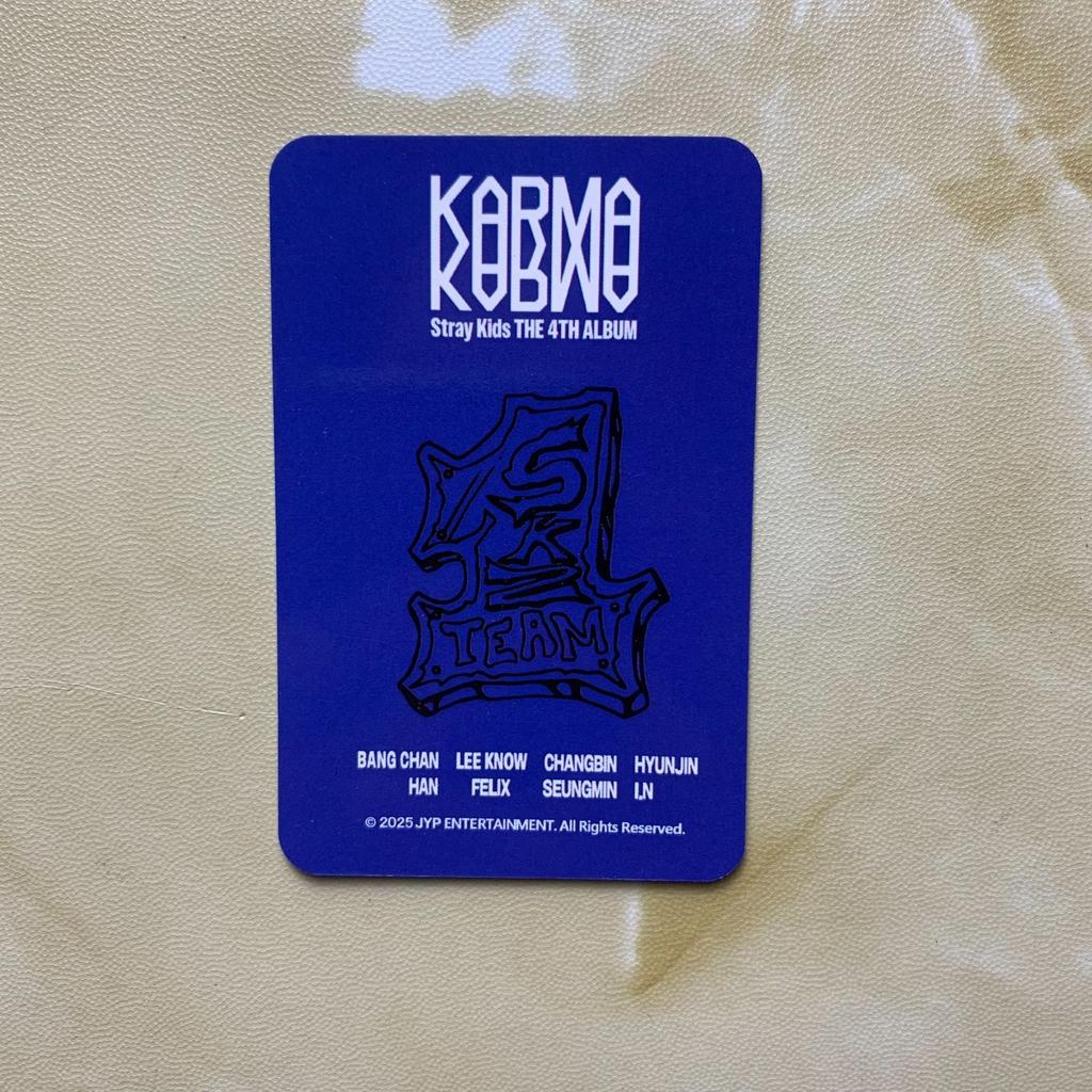 [USED] Anonymous Shipping Stray Kids Ien Pop-Up Uniform Pop-Up Karma Trading Card