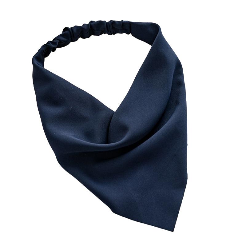 

Summer Solid Hair Scarf Scrunchies Vintage Triangle Bandana Hairband Headband Elastic Hair Bands Headwrap Hair Accessories