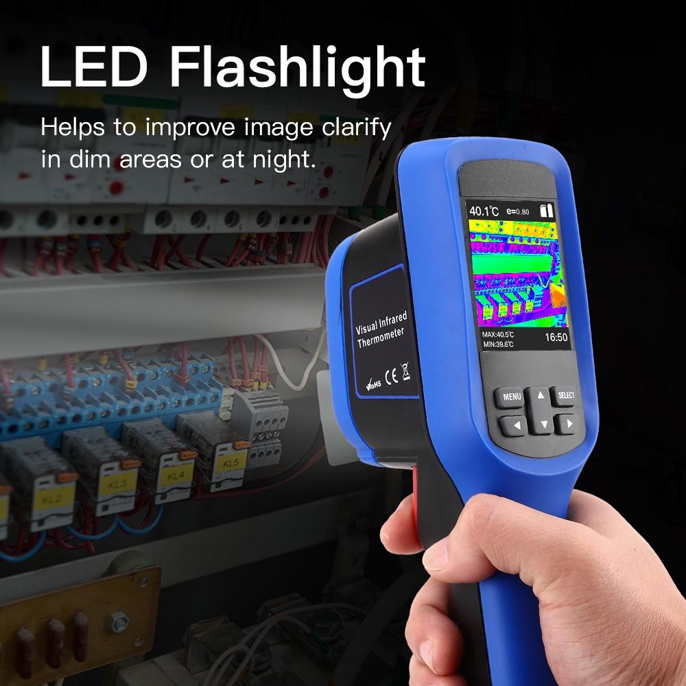 8GB XE-28 SeeSii 60x60 Handheld Infrared Thermal Imager Imaging Camera Temperature -4℉~572℉ Thermal Infrared Imager 2.5 Inch